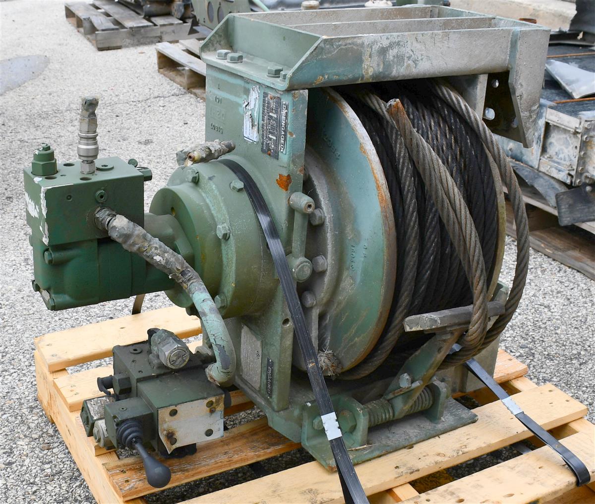 Hydraulic Winch Assembly 20000 LB Capacity Oshkosh MTVR